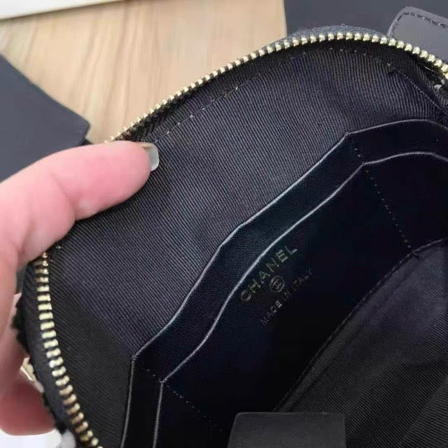 Tweed Crossbody Mini Shell Bag