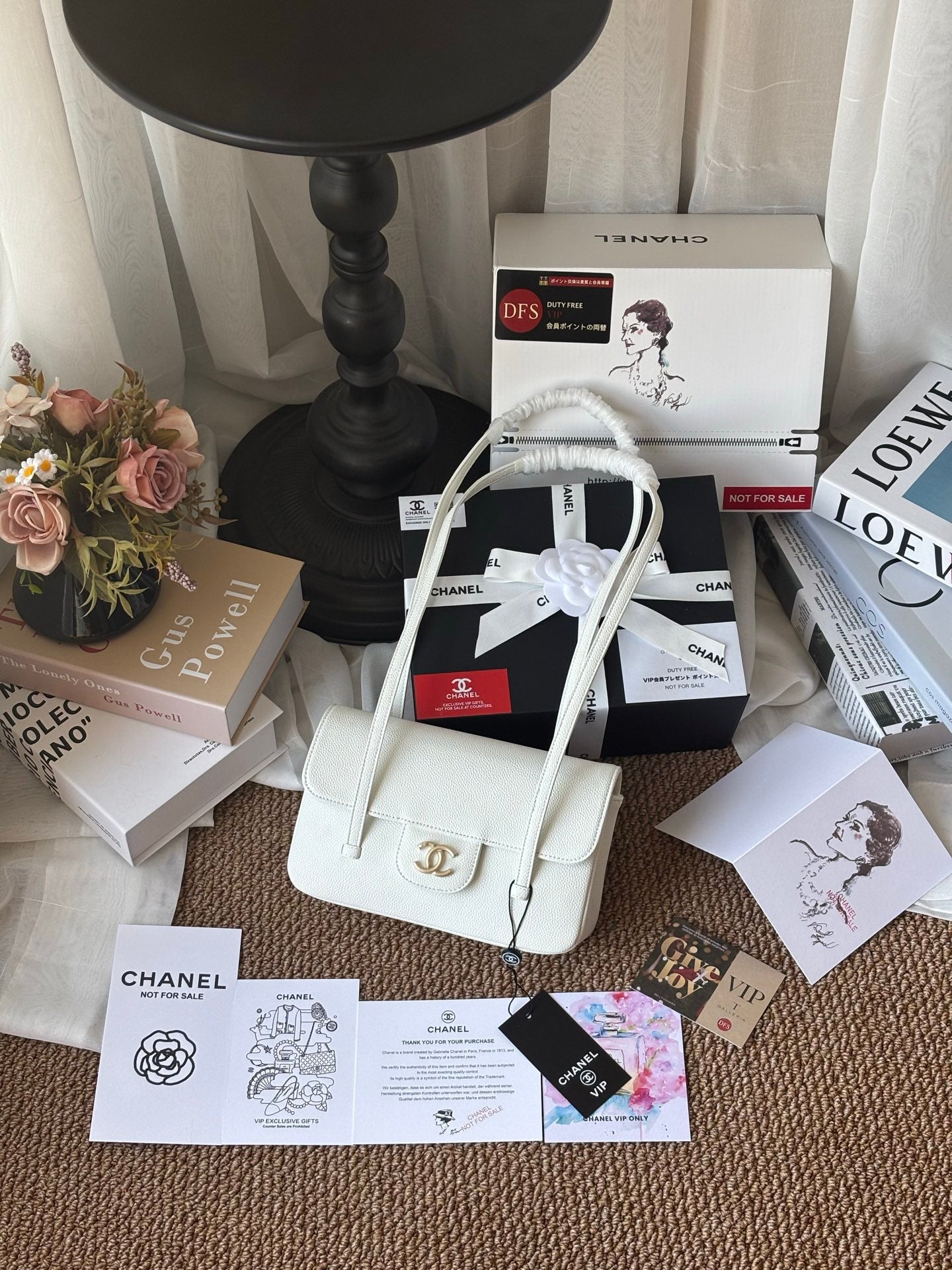 White Calfskin Leather Jenny’s Handbag Lovely Pink Cherry