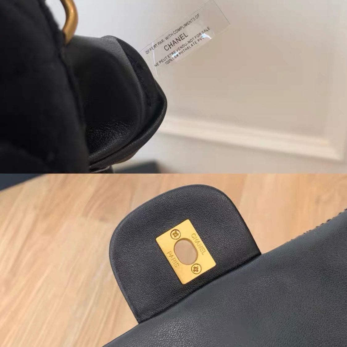 Leather mini Bowling Bag