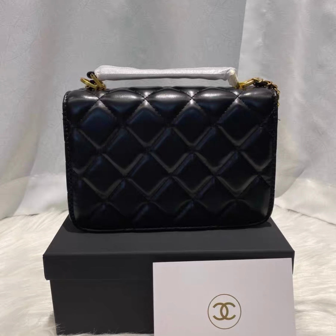 Rectangle Flap Bag with Adjustable Chain