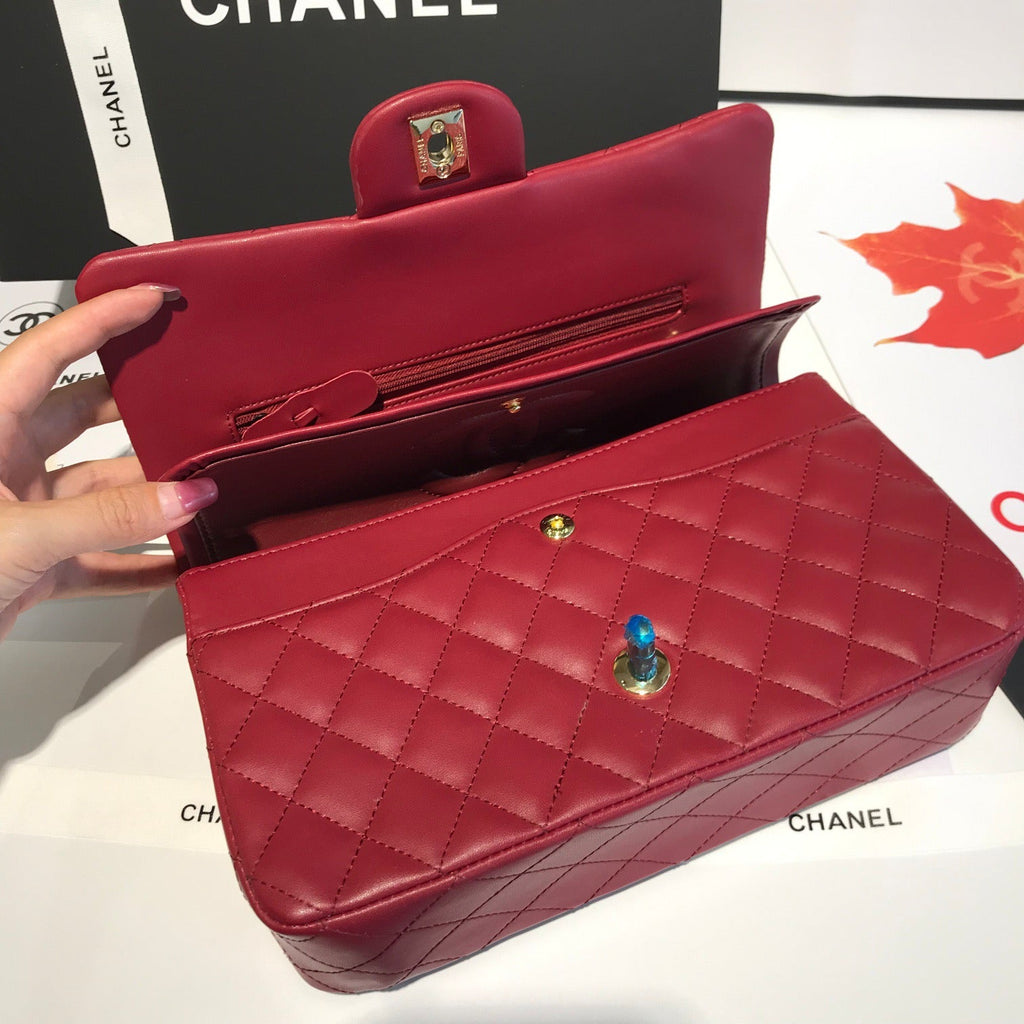 Got red Lamb skin CF 25 with Silver Lovely Pink Cherry