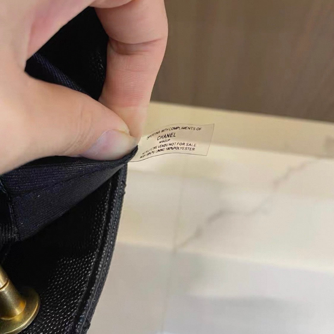 Caviar Hobo bag with cc Logo