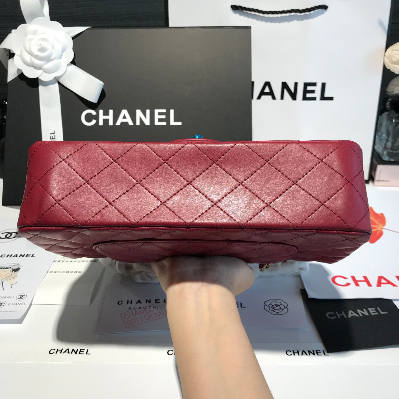 Got red Lamb skin CF 25 with Silver