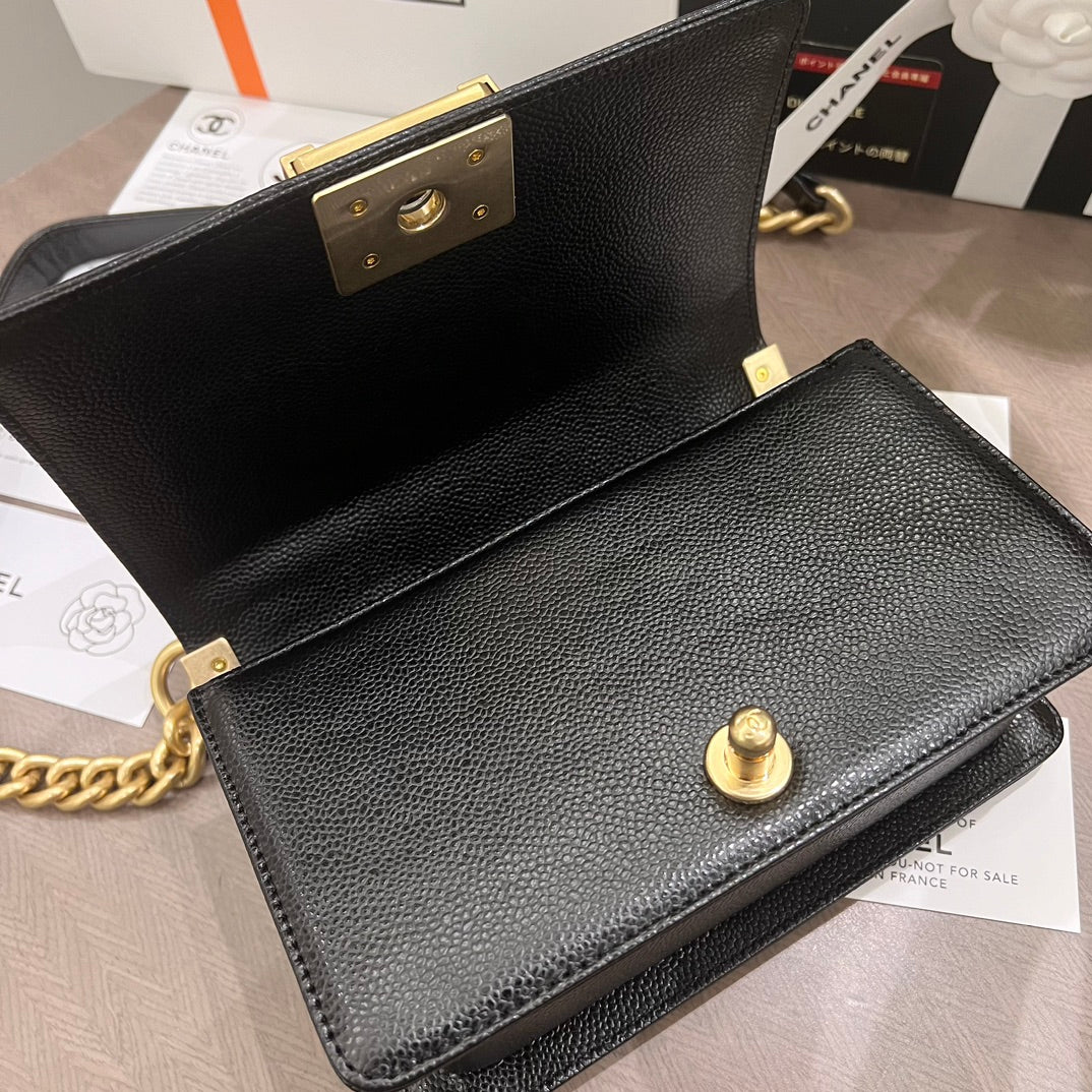 Caviar Leather small Leboy