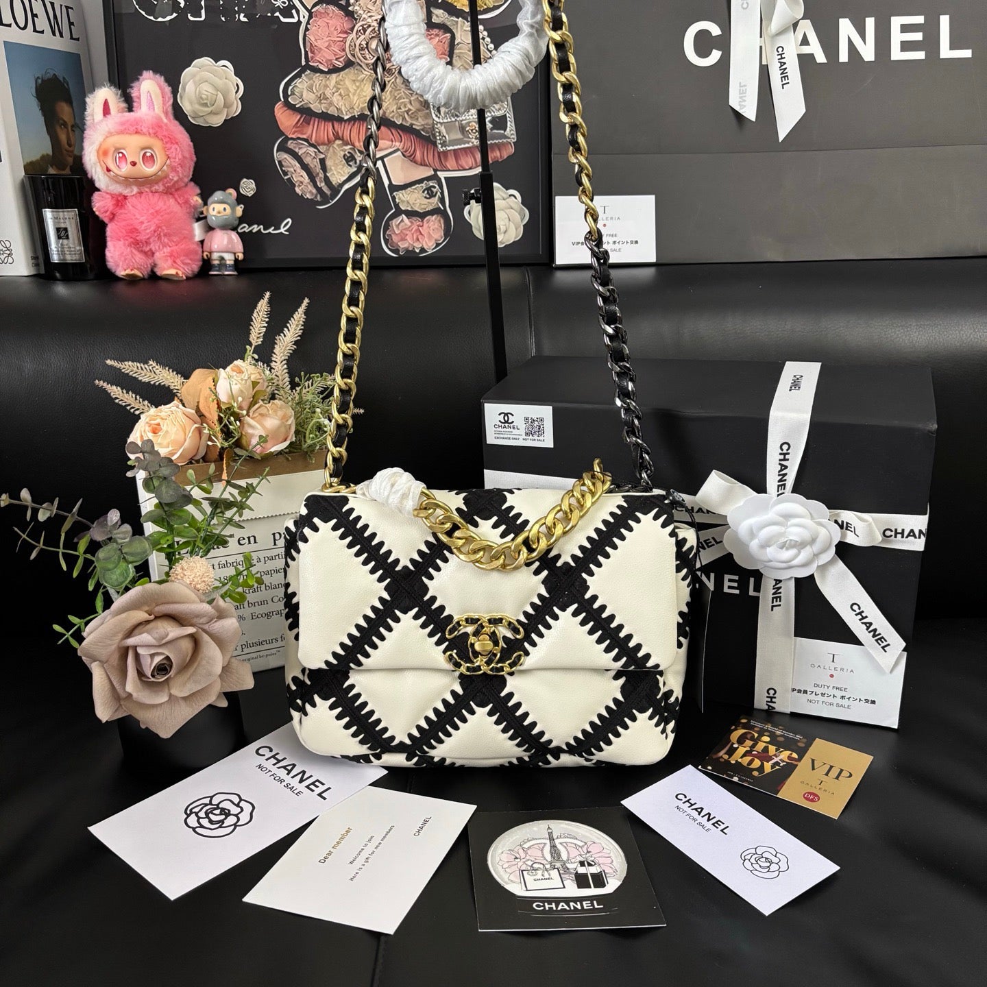 New Lambskin Quilted 19 Bag 25cm m