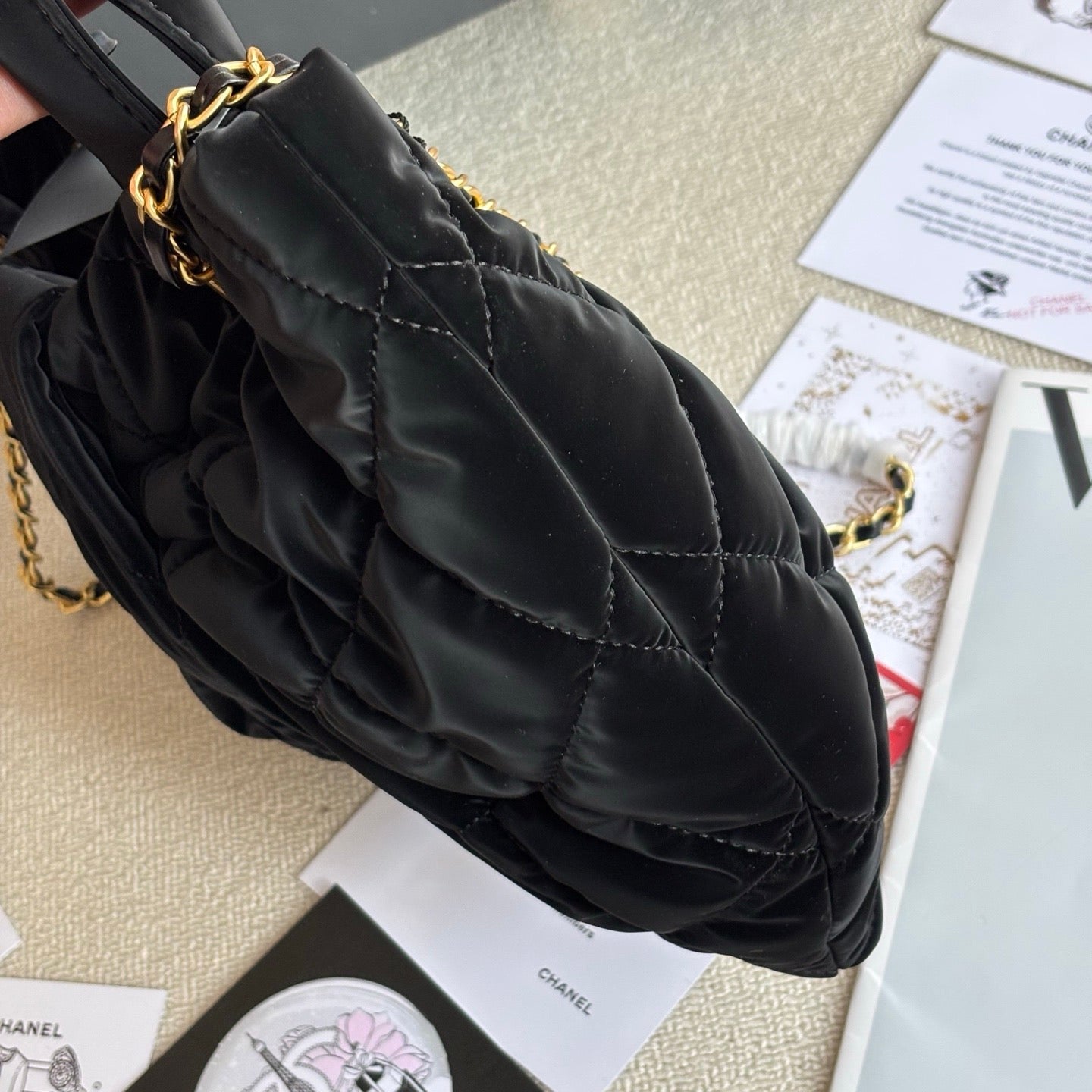 Black Cute Velvet Bow 25K