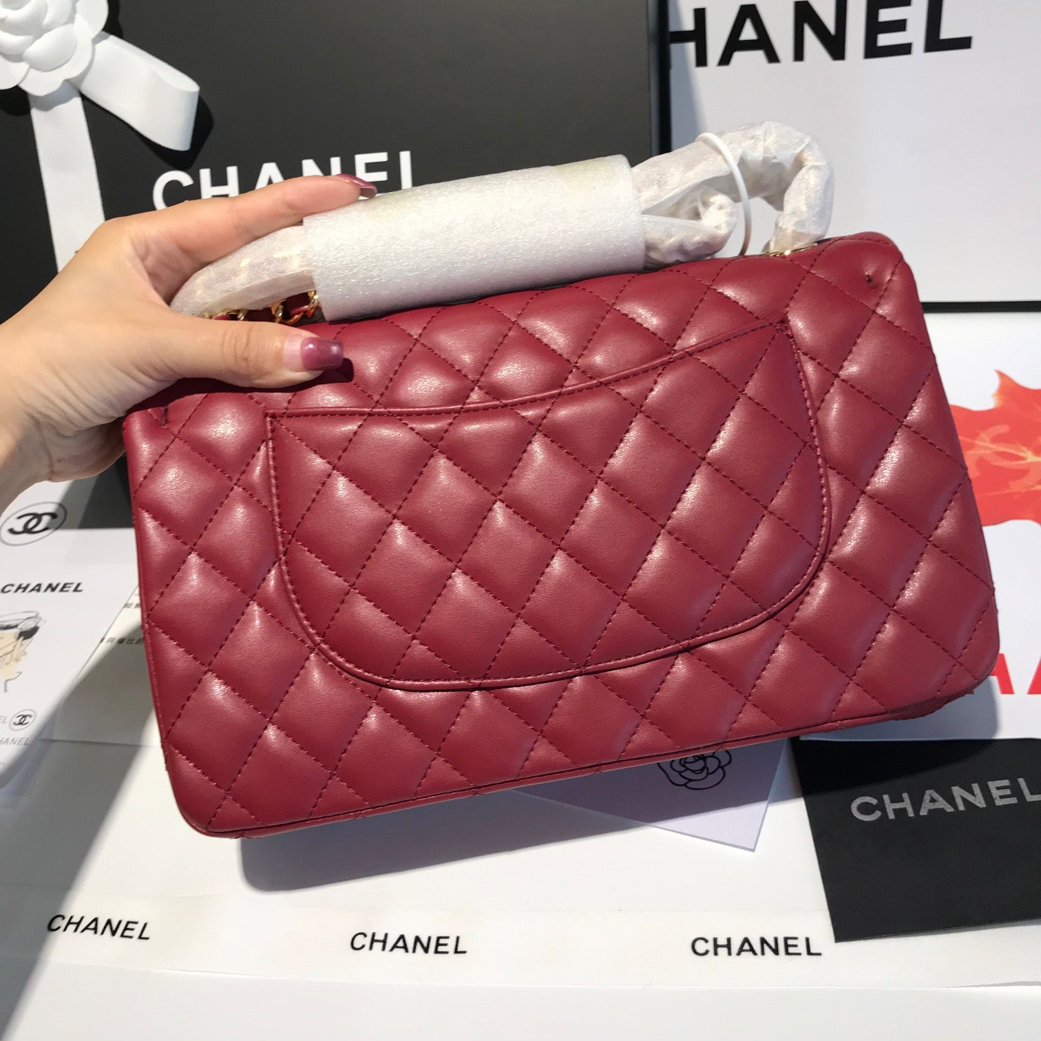 Got red Lamb skin CF 25 with Silver