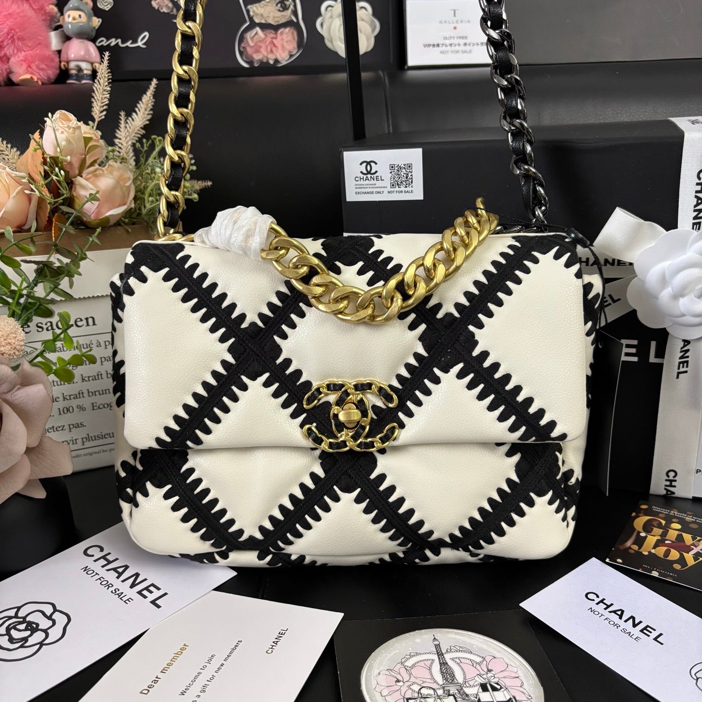 New Lambskin Quilted 19 Bag 25cm m