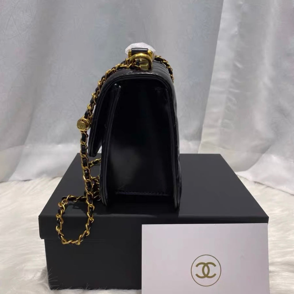 Rectangle Flap Bag with Adjustable Chain