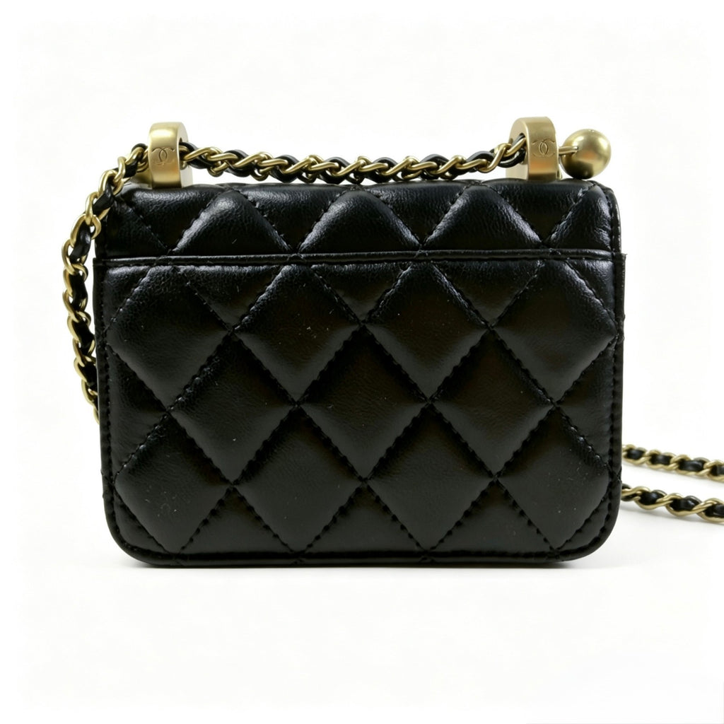 CHANEL Beauty Cosmetic Makeup Bag Black mini Bag Promotional Gift GWP7