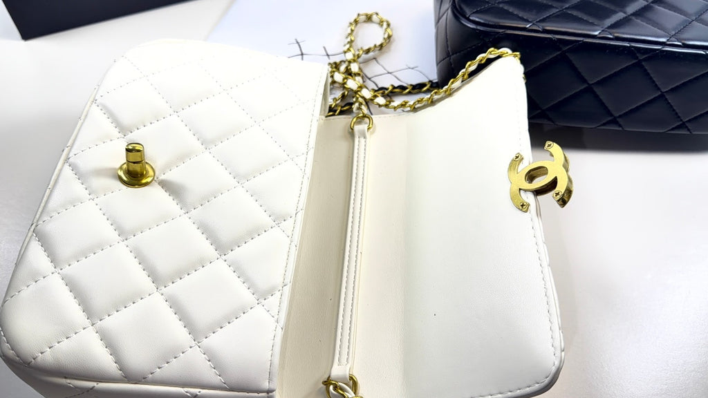 Cream Chanel Makeup Bag Gift5