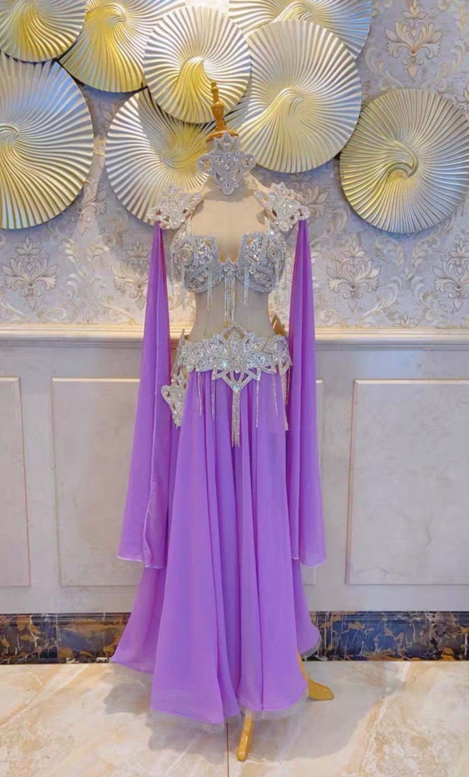Custom Made Professional Belly Dance Costume Oriental Designs For Performance3