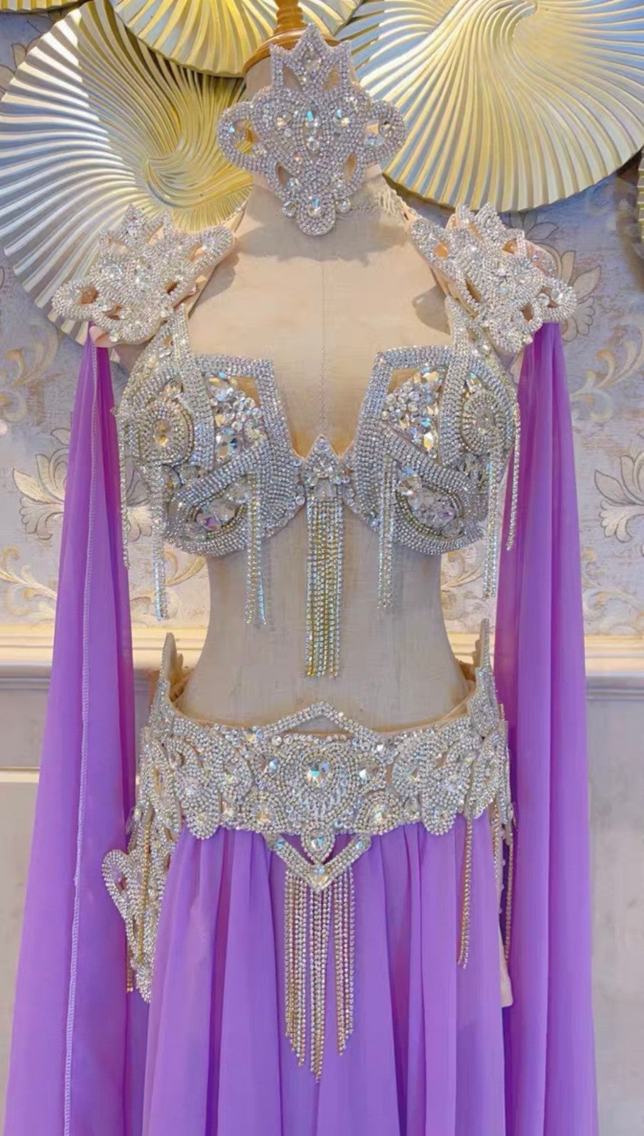 Custom Made Professional Belly Dance Costume Oriental Designs For Performance4
