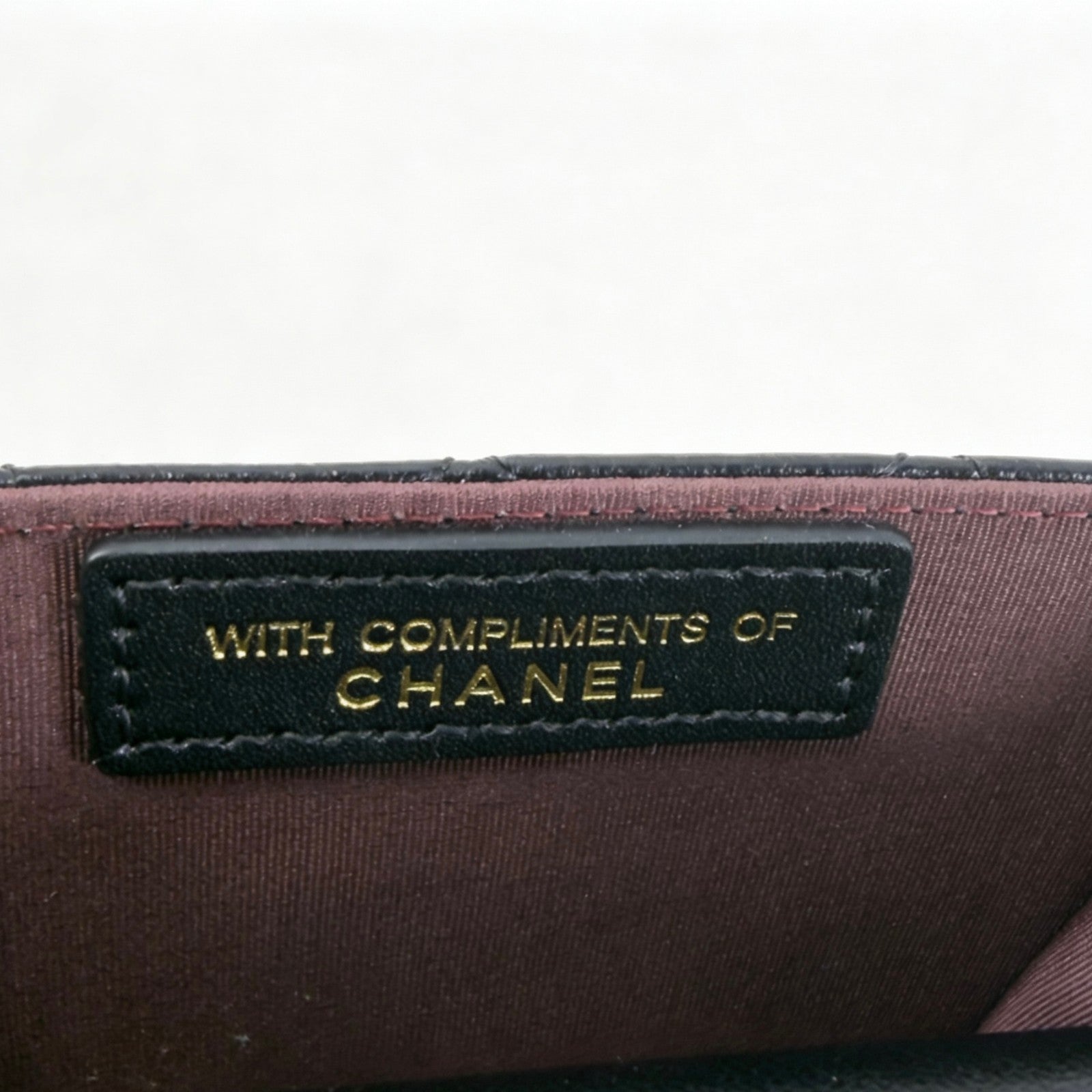 CHANEL Beauty Cosmetic Makeup Bag Black mini Bag Promotional Gift GWP9