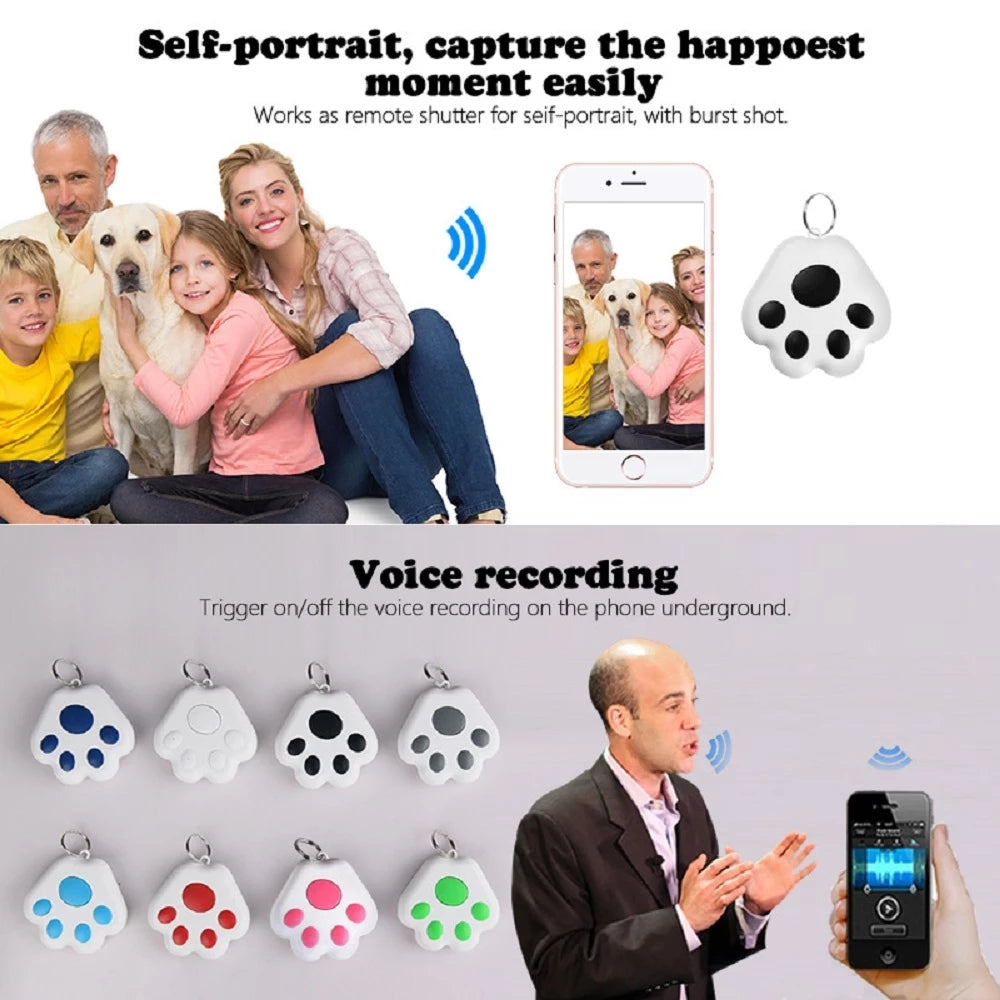 Pet Tracking Wireless Bluetooth Connection Positioning Alarm Device Lovely Pink Cherry