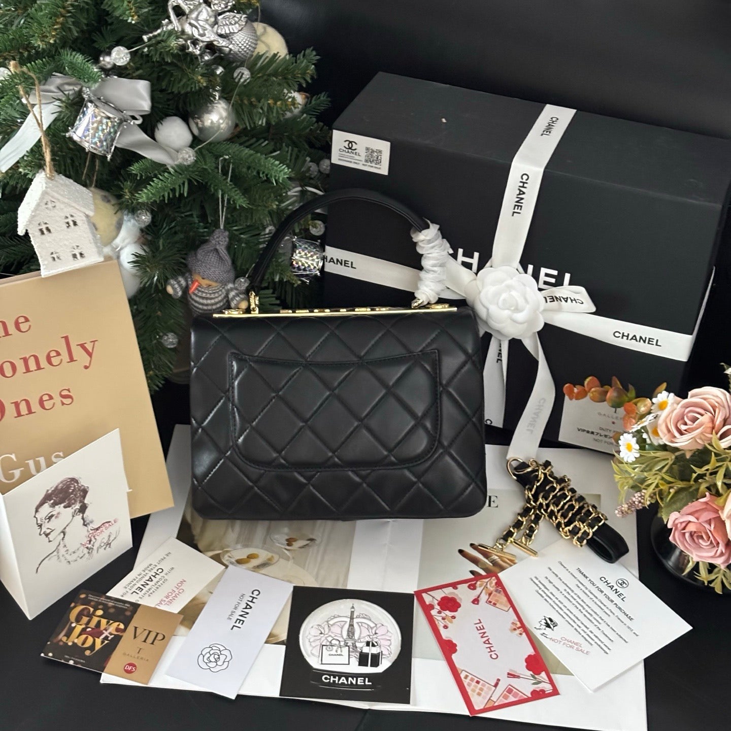 Black Sheepskin Handheld | Backpack Bag 20x12x23