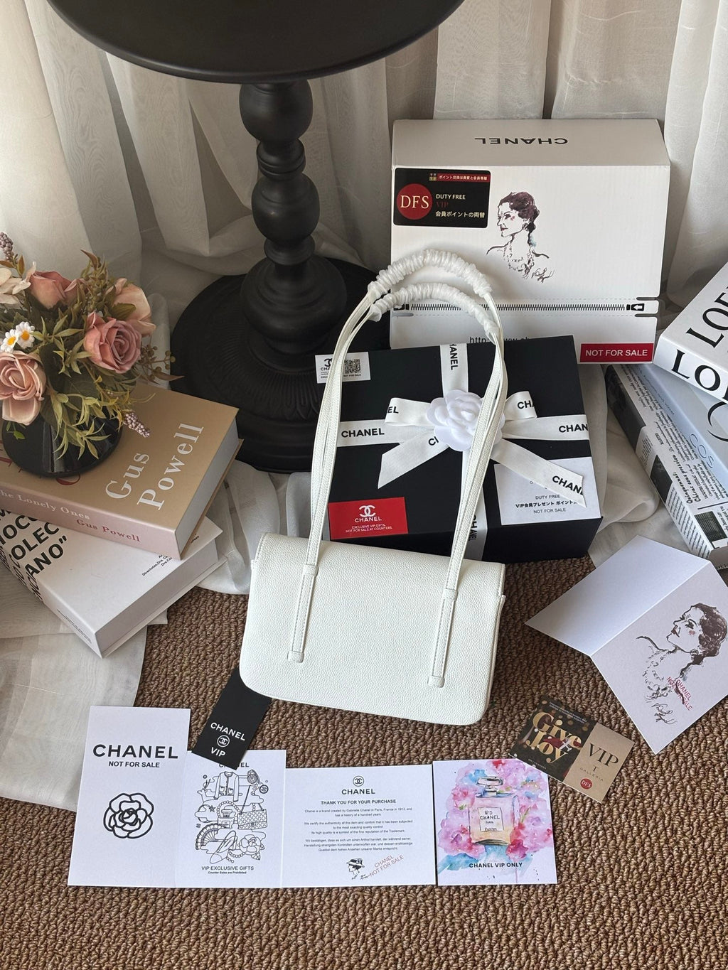 White Calfskin Leather Jenny’s Handbag Lovely Pink Cherry