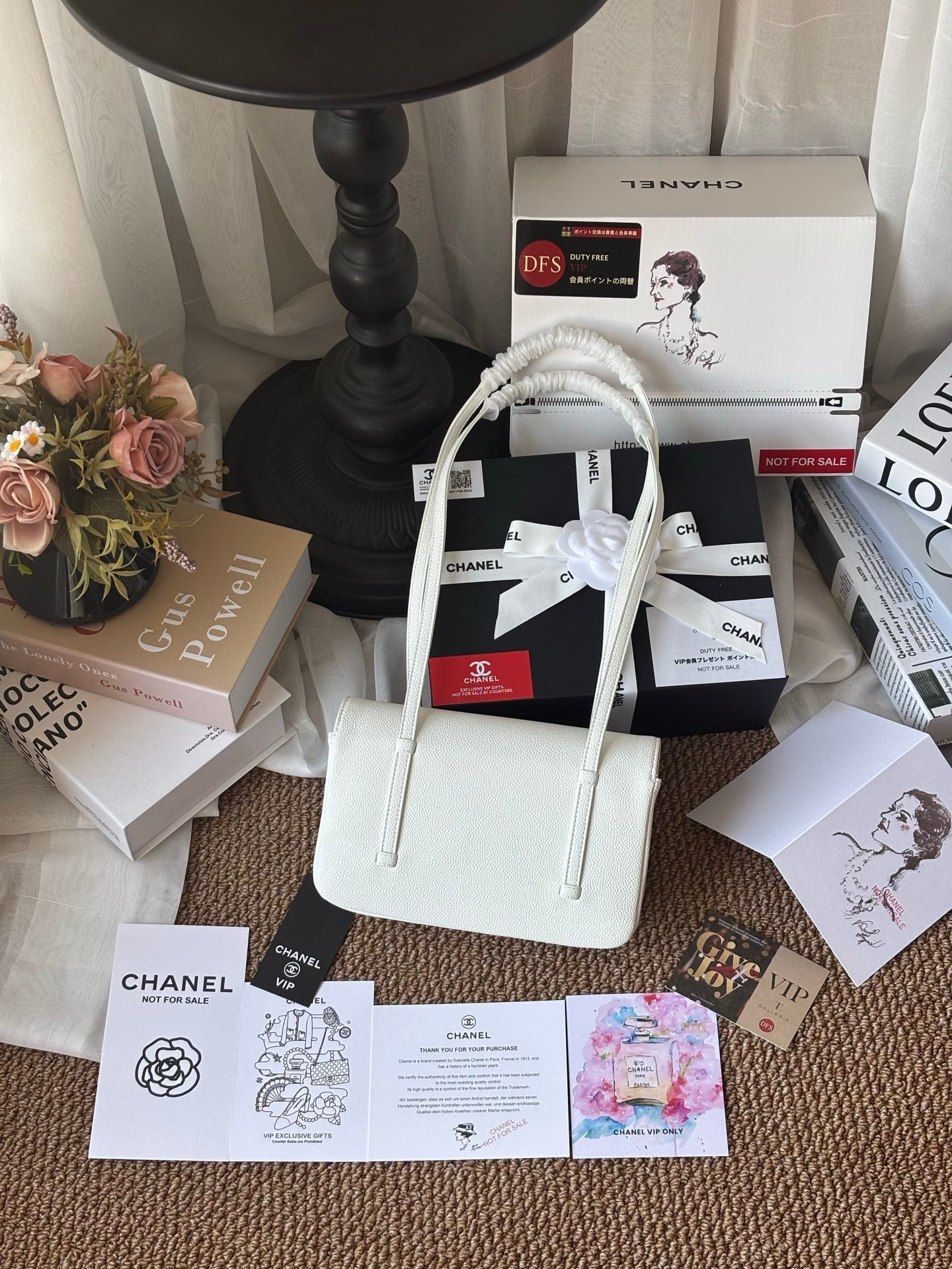 White Calfskin Leather Jenny’s Handbag Lovely Pink Cherry