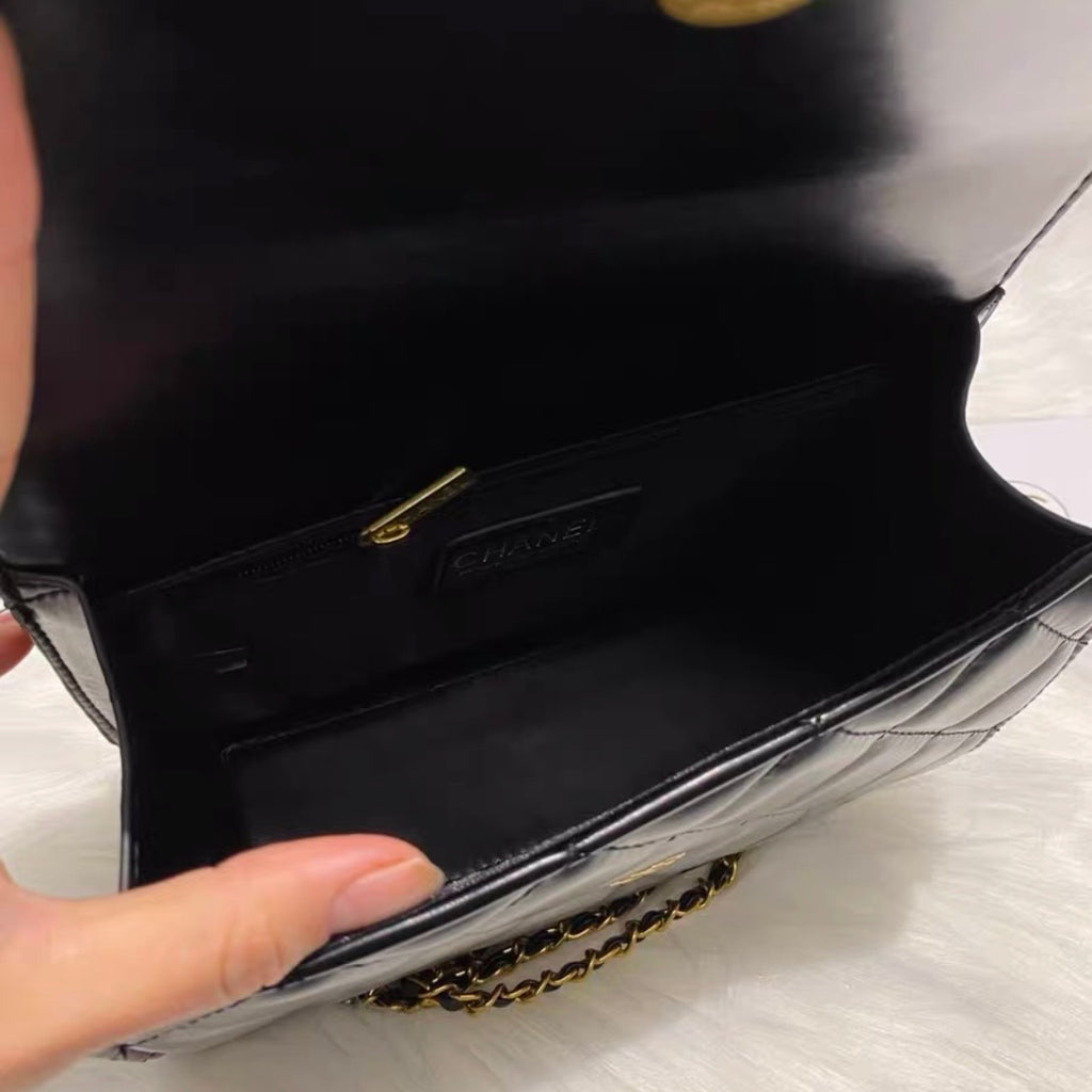 Rectangle Flap Bag with Adjustable Chain