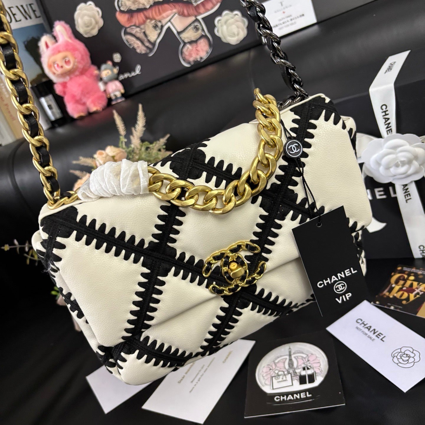 New Lambskin Quilted 19 Bag 25cm m