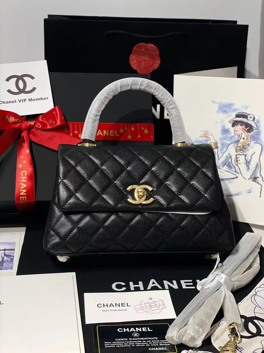 Coco Red handle small