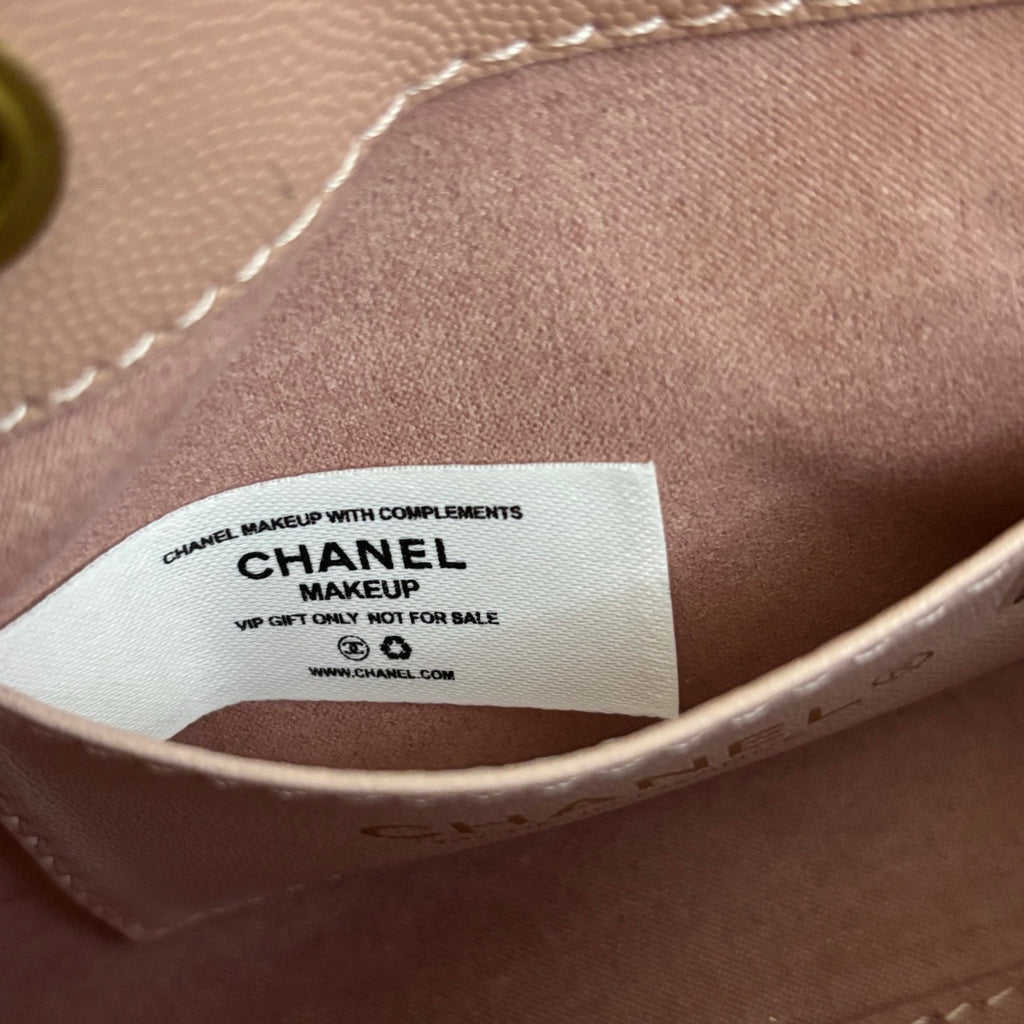 Pink Caviar Calfskin Hobo Bag 25S