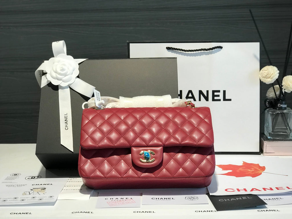 Got red Lamb skin CF 25 with Silver Lovely Pink Cherry
