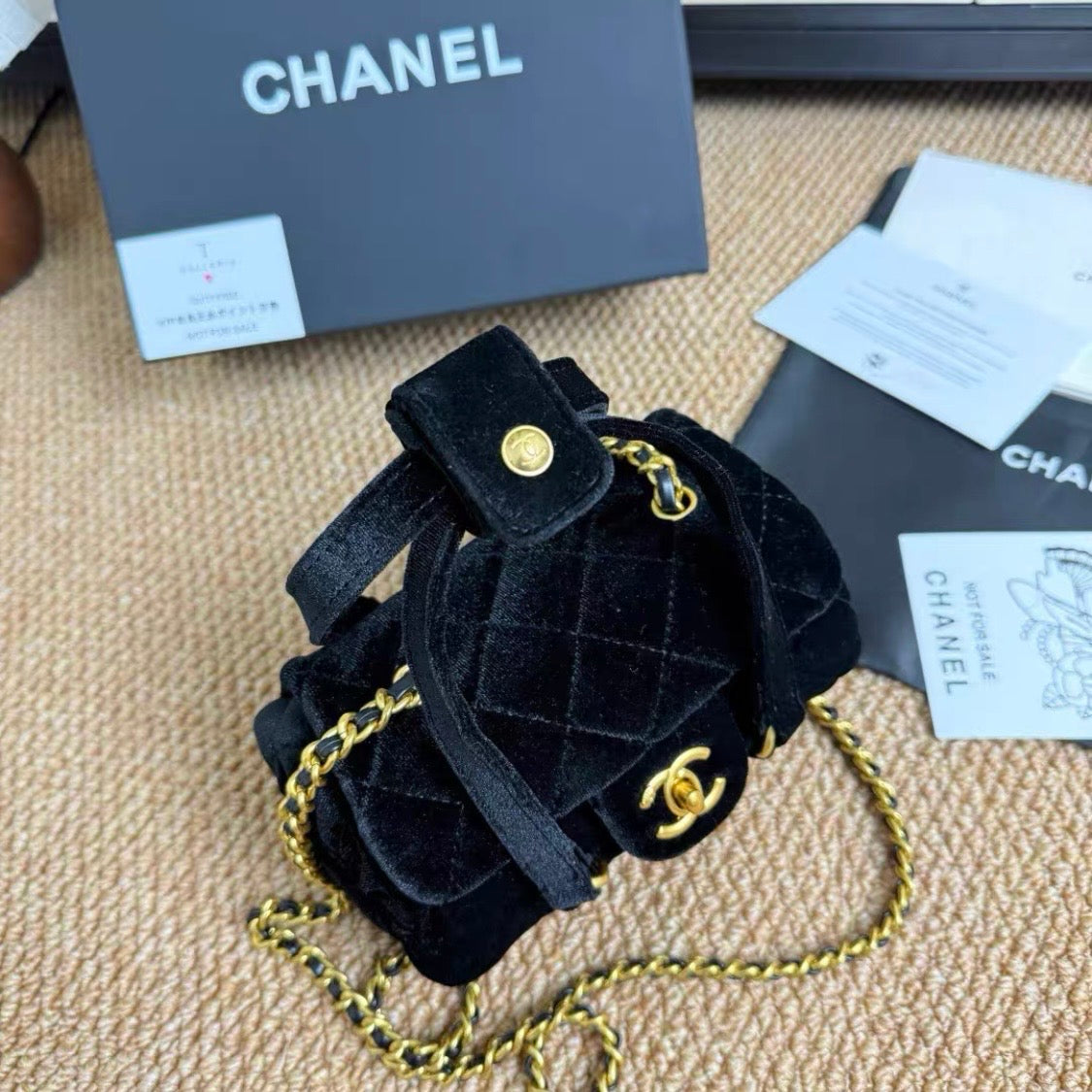 Velvet mini Bowling Bag