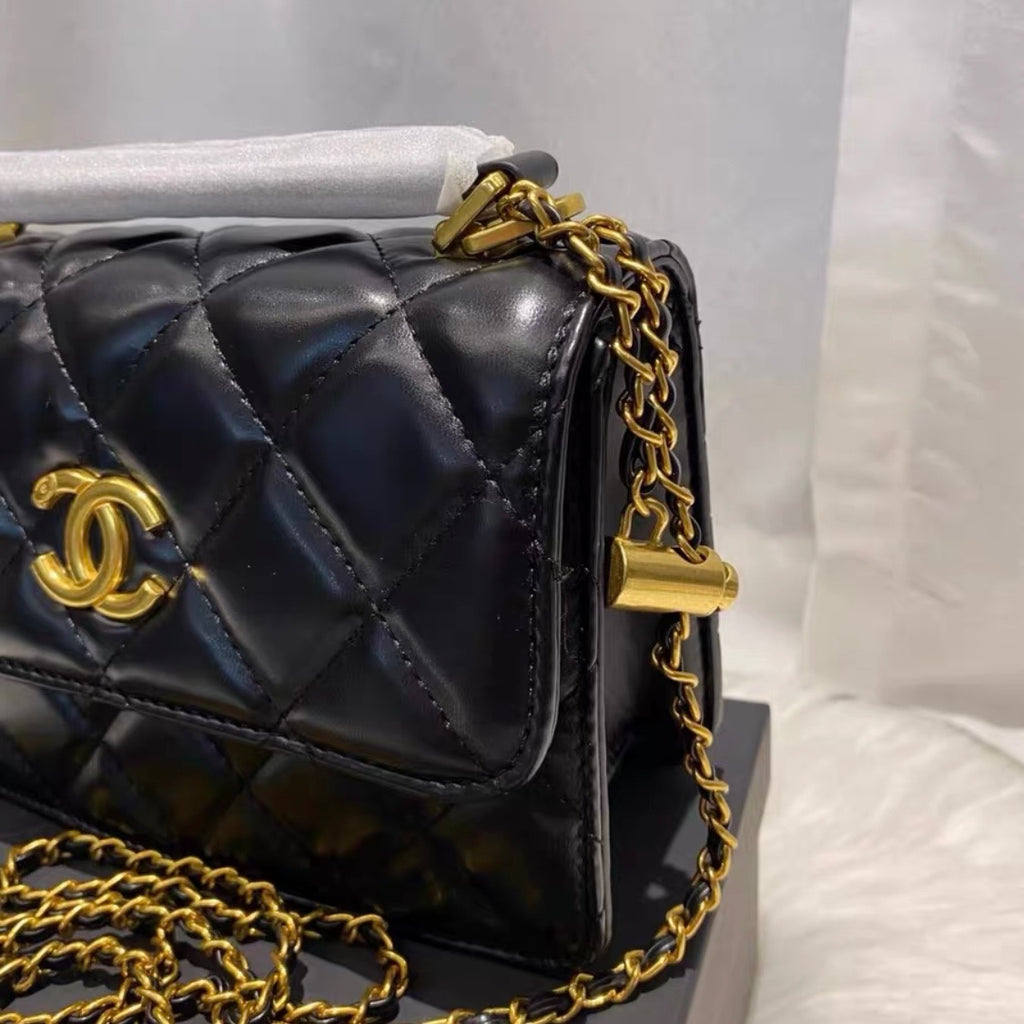 Rectangle Flap Bag with Adjustable Chain