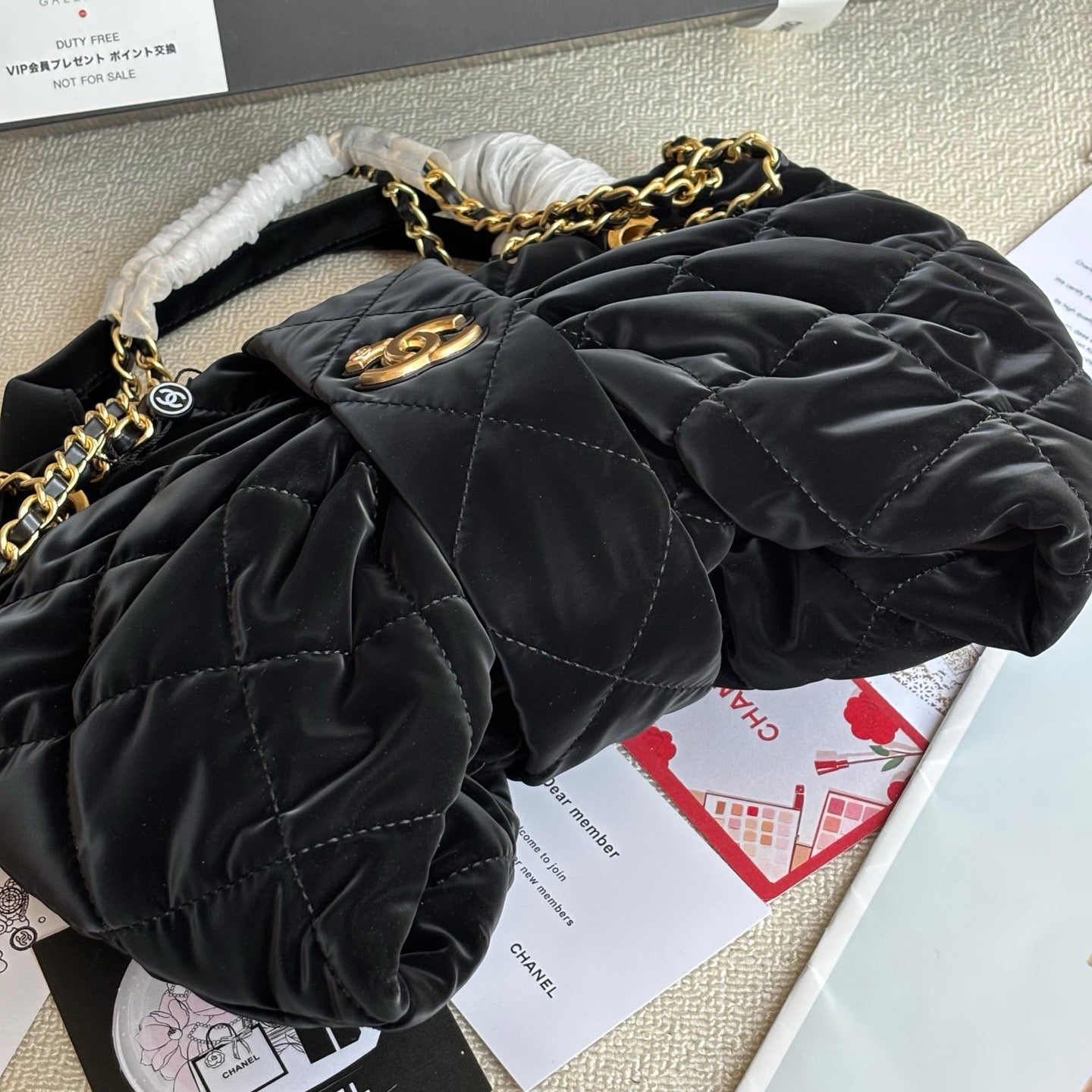 Black Cute Velvet Bow 25K