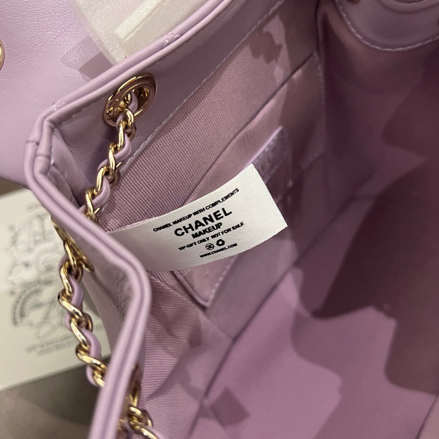 Lilac Leather Mini Backpack