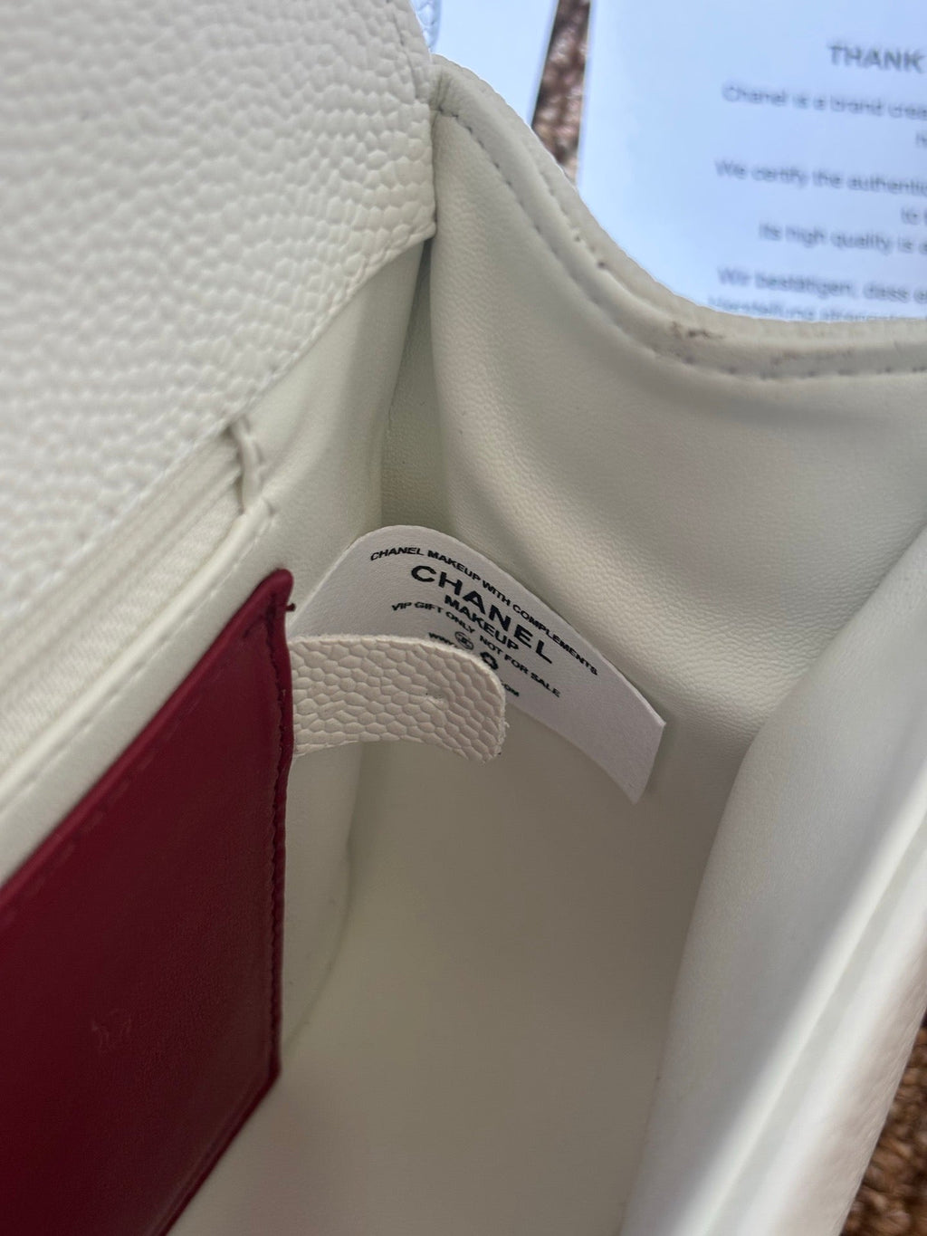 White Calfskin Leather Jenny’s Handbag Lovely Pink Cherry
