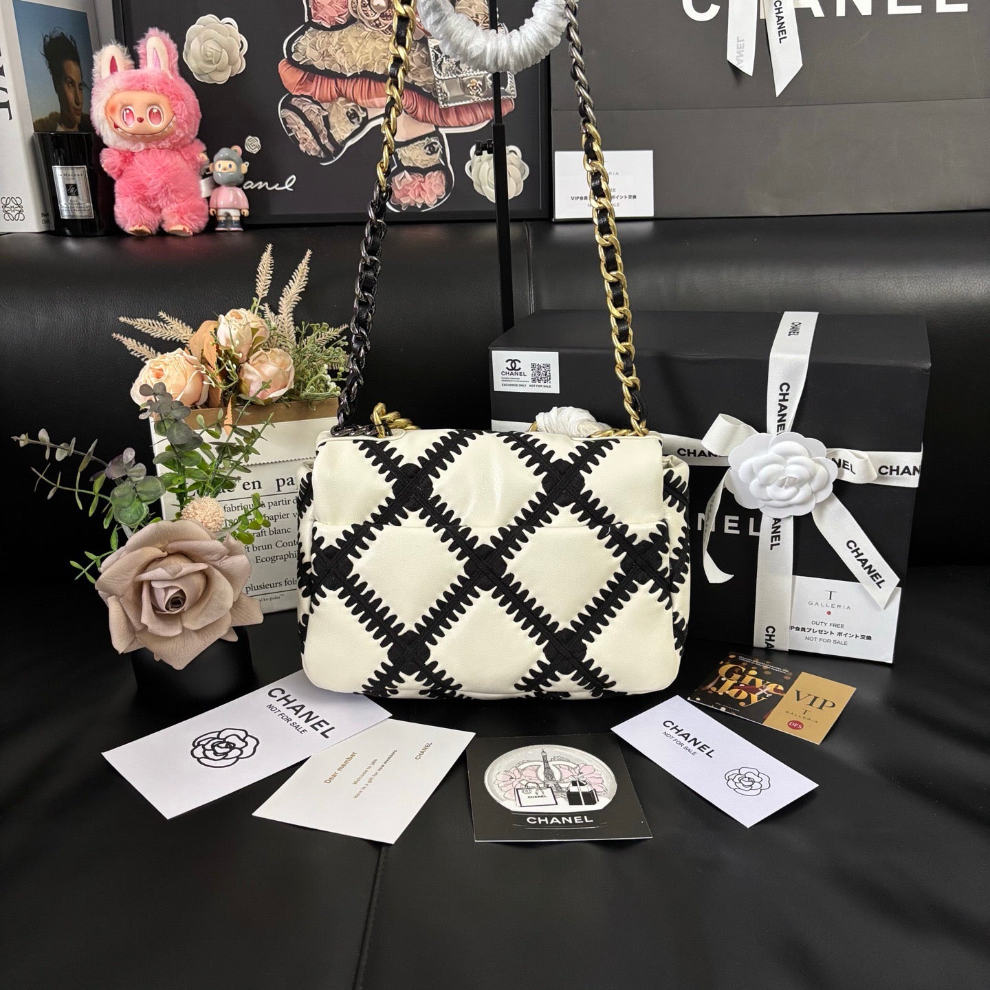 New Lambskin Quilted 19 Bag 25cm m