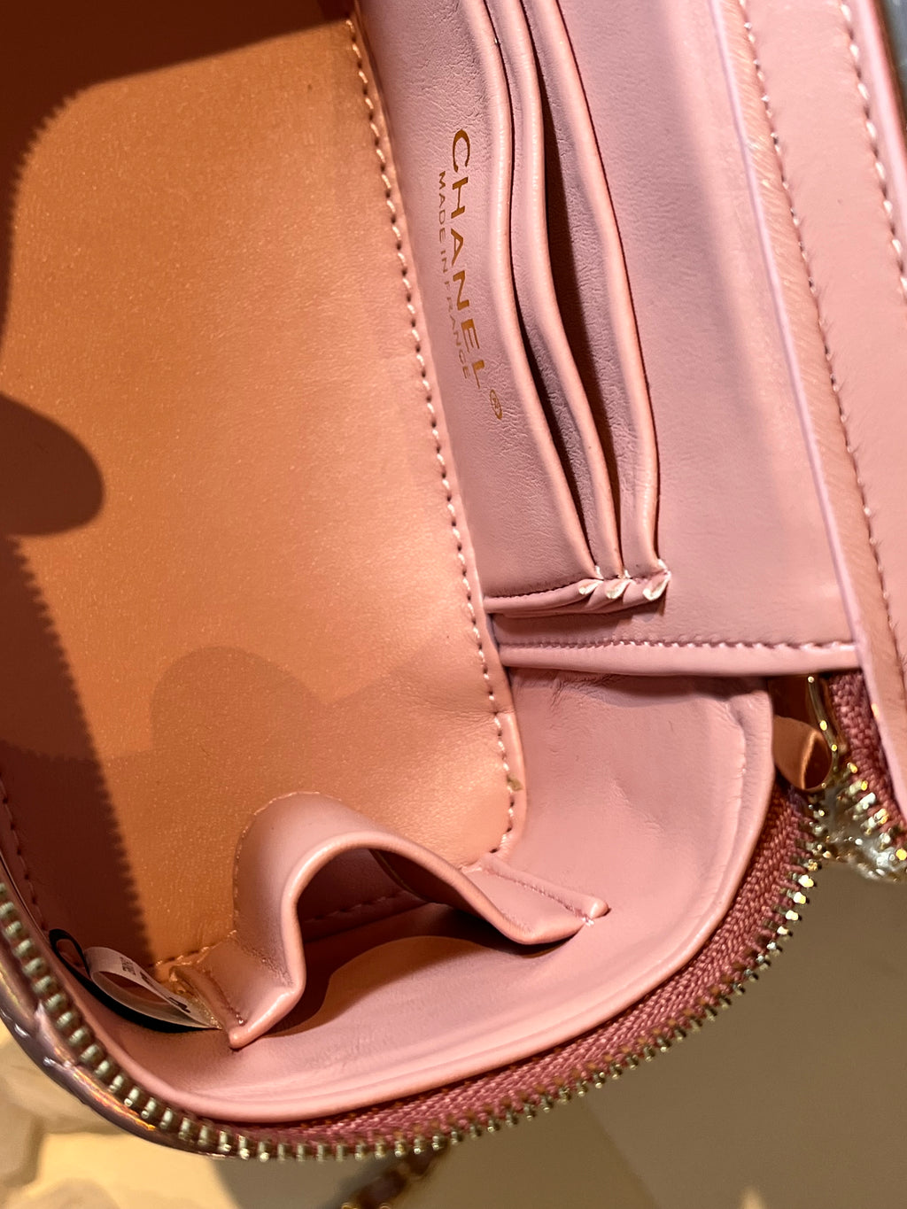 Electric Pink Leather Vanity Box