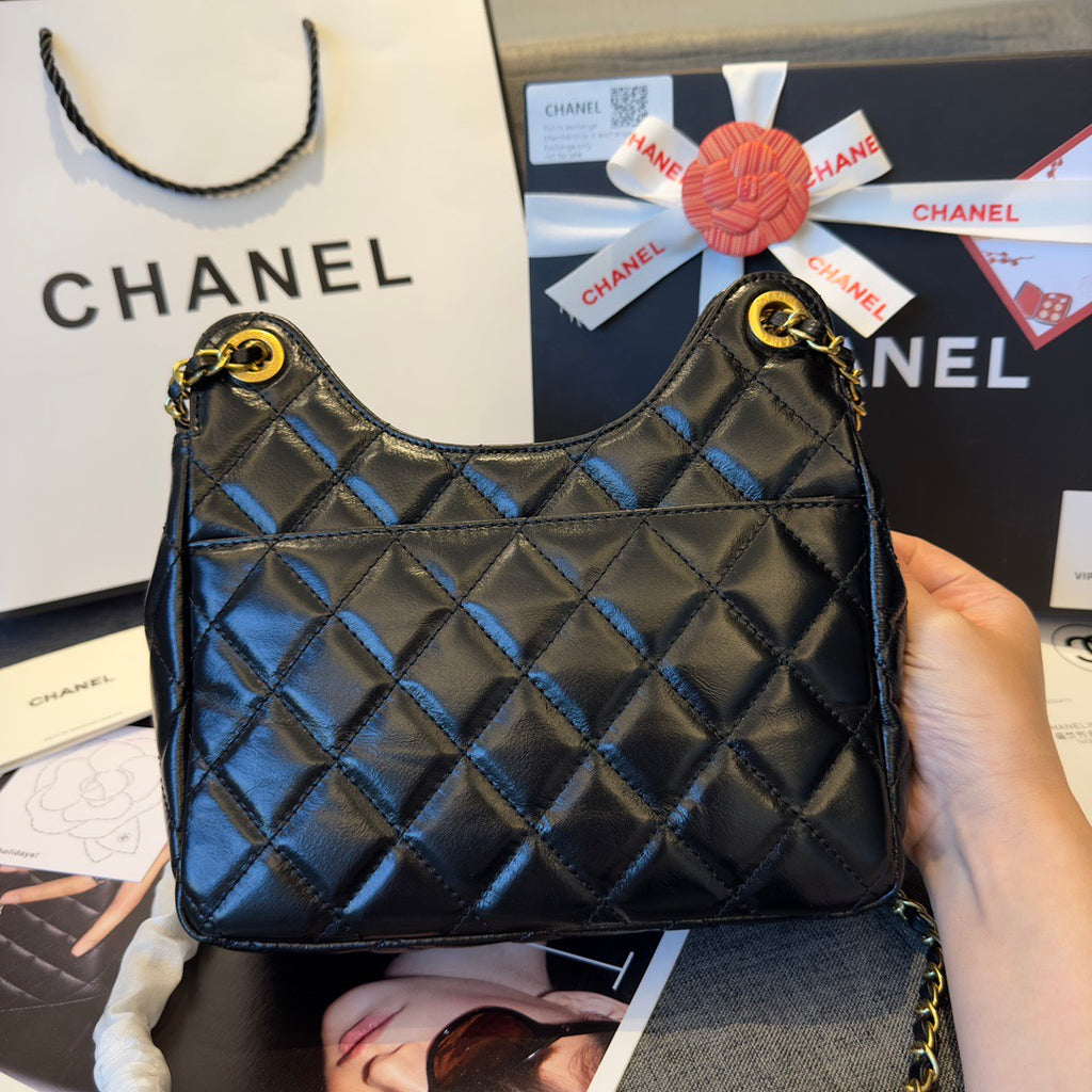 Sheepskin Mini 23 Bag with Pearl Charm