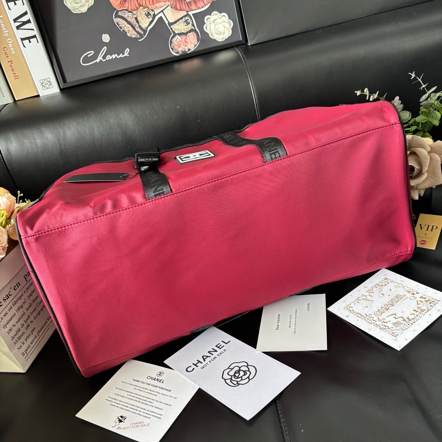 2024 Hot Pink Gym | Duffel Bag Lovely Pink Cherry