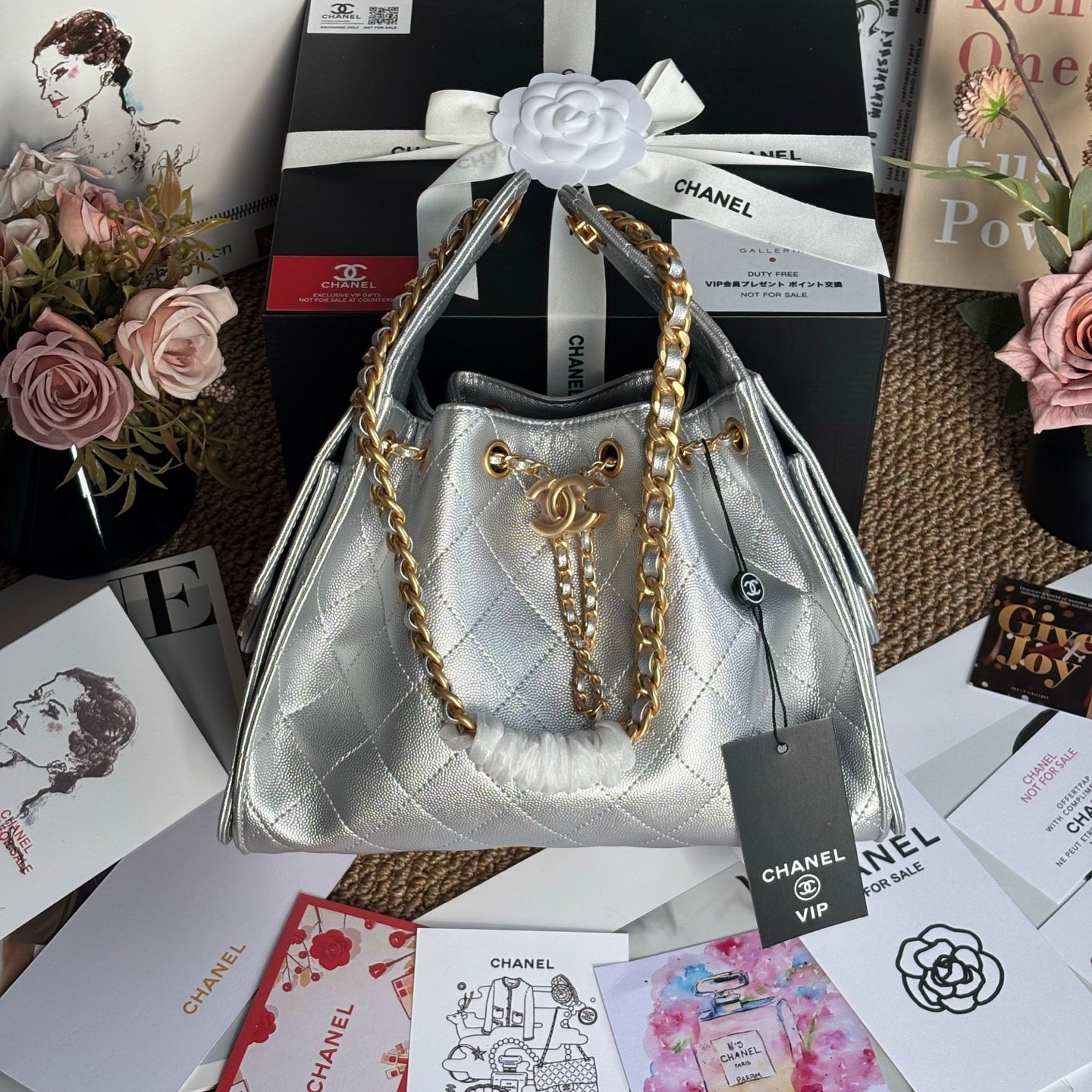 Leather Mini Hobo Bag