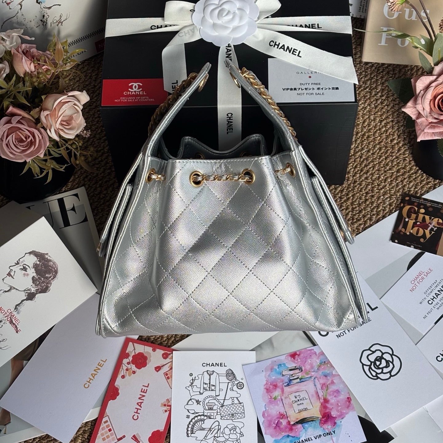 Leather Mini Hobo Bag