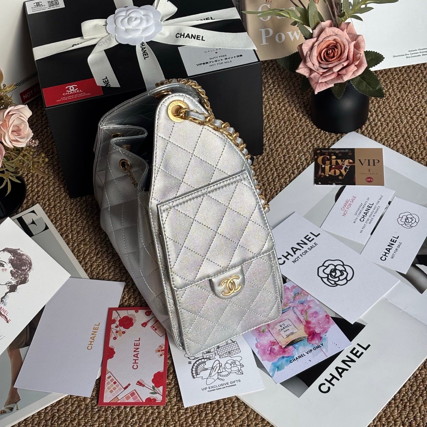 Leather Mini Hobo Bag