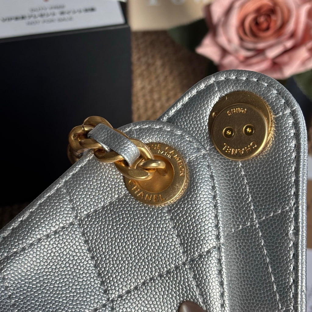 Leather Mini Hobo Bag