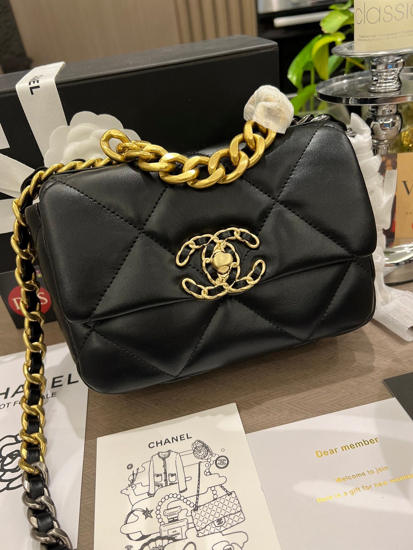 Small Sheepskin 19 Flap Bag