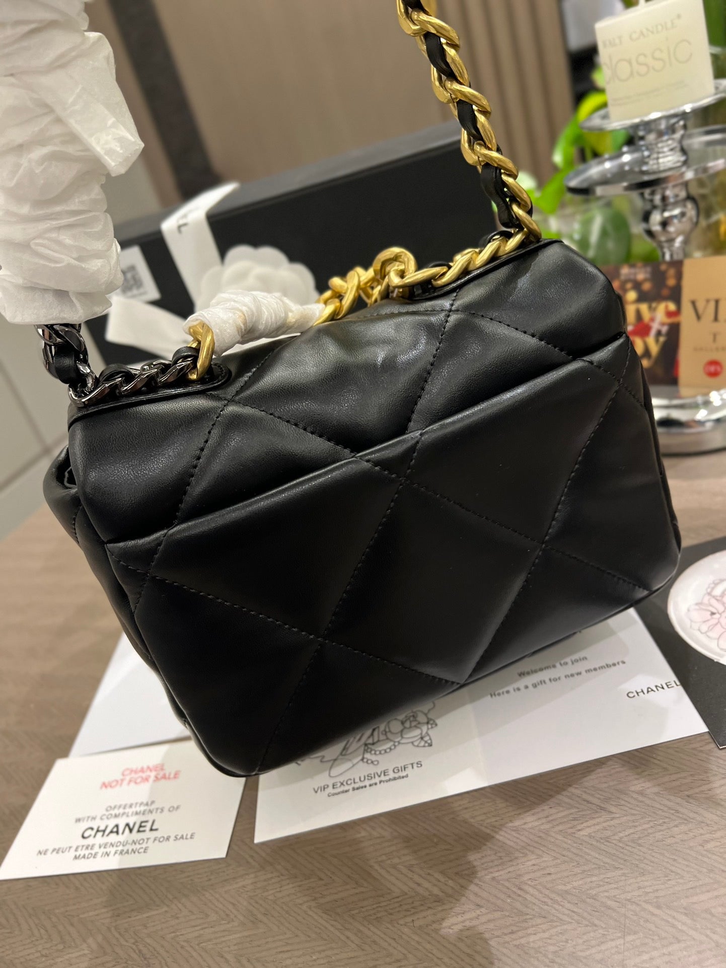 Small Sheepskin 19 Flap Bag