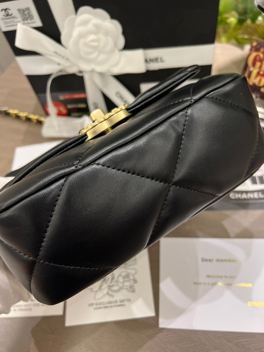 Small Sheepskin 19 Flap Bag