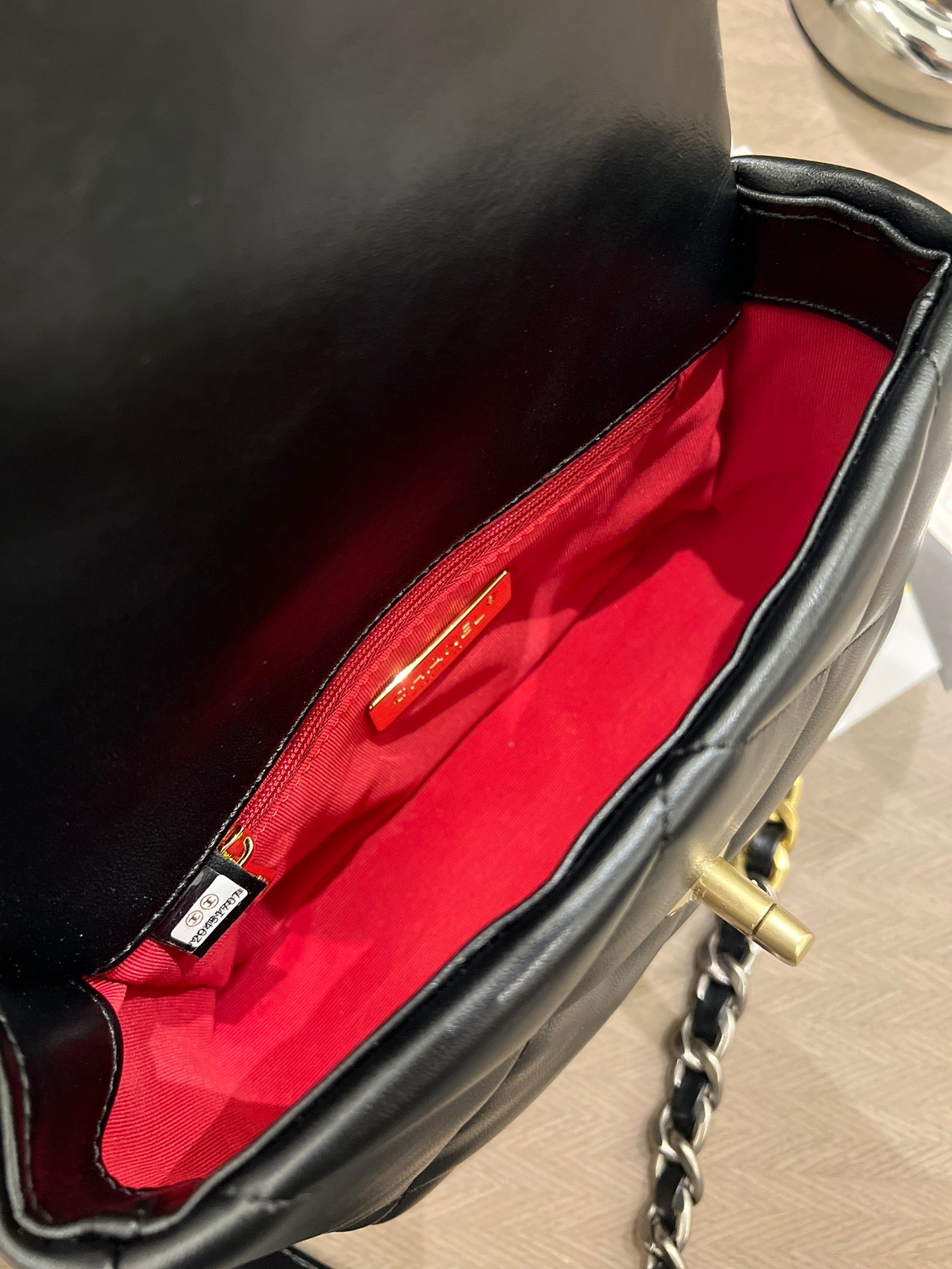 Small Sheepskin 19 Flap Bag